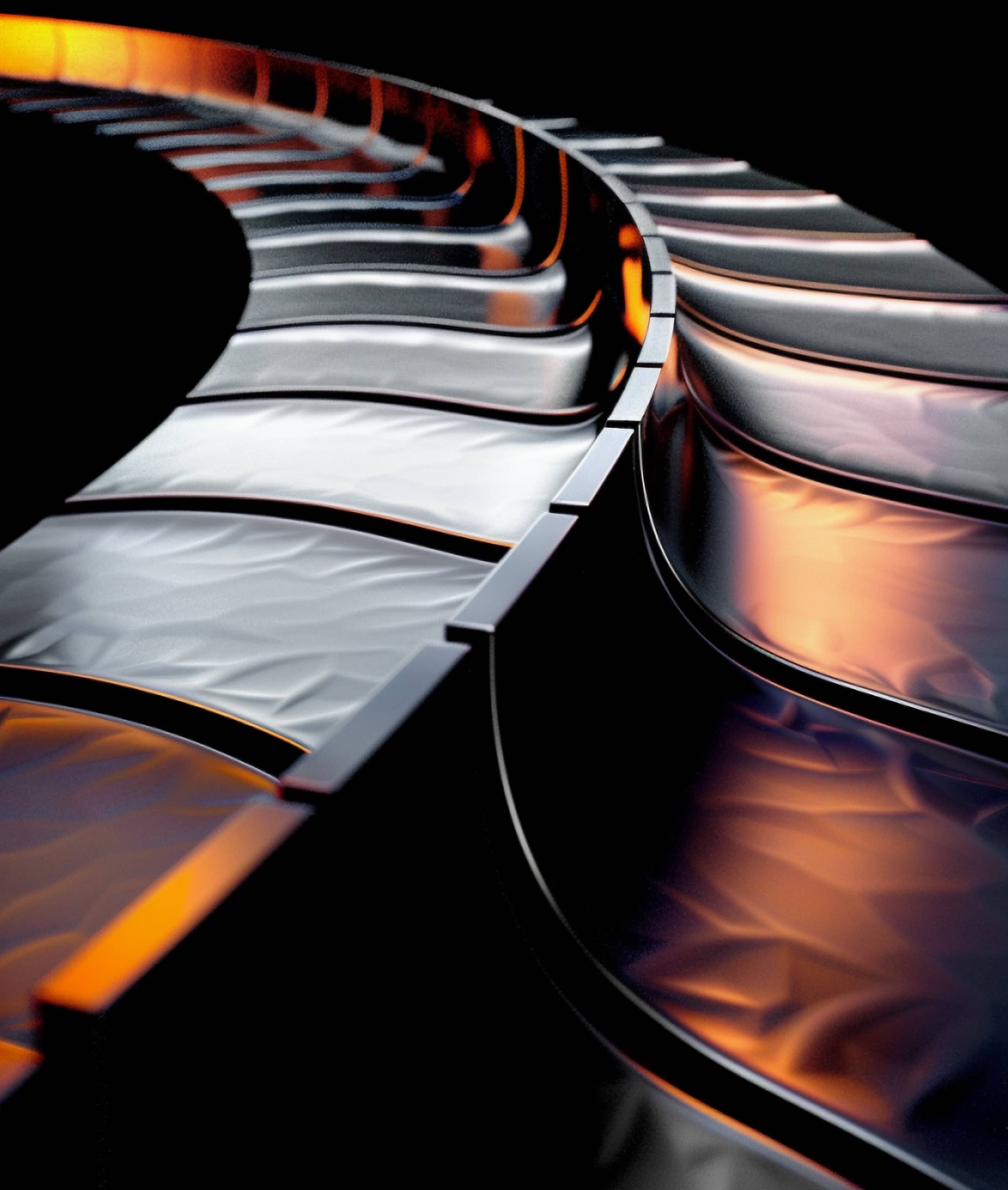 Abstract curved design